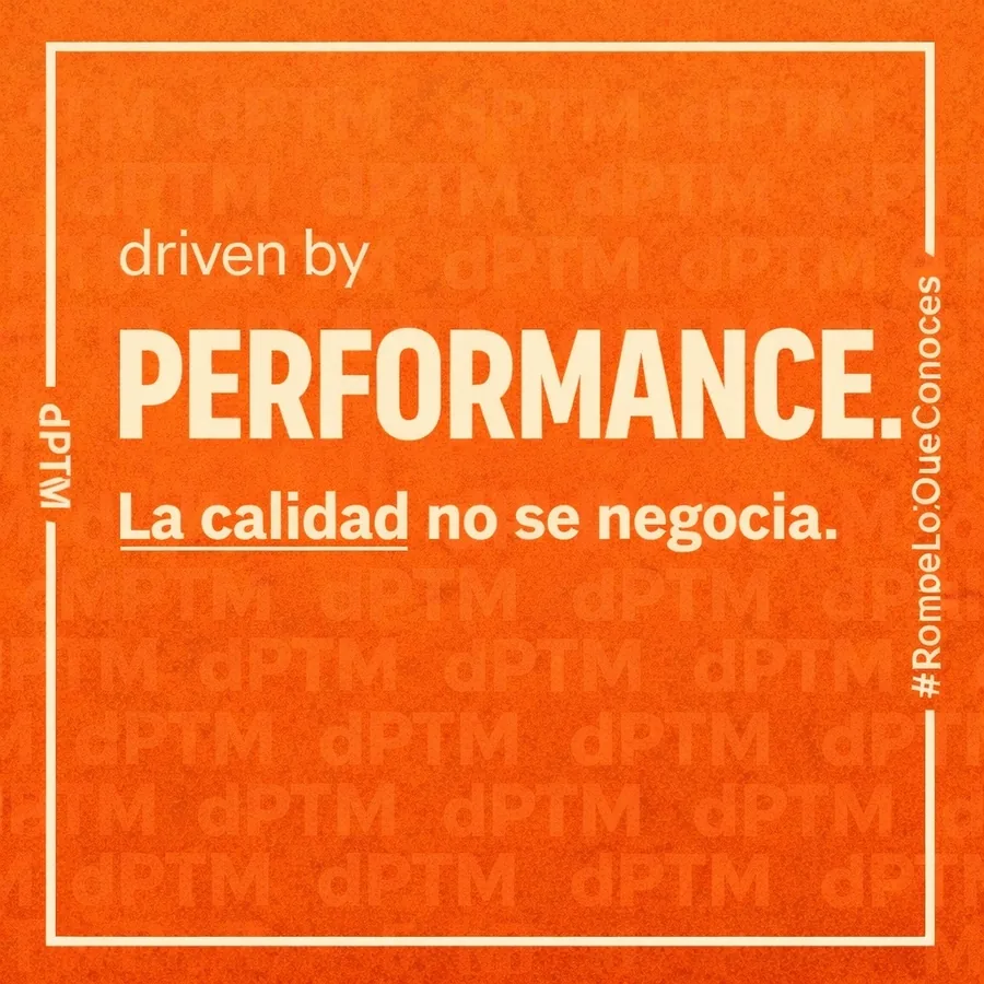 driven by Performance — la calidad no se negocia